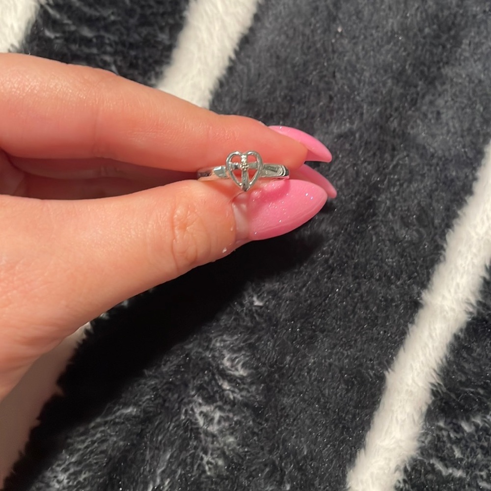 Cross Heart Ring
